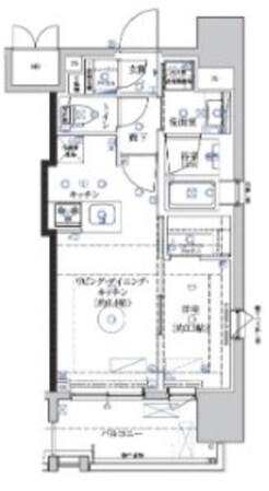 ヴァースクレイシア赤羽の物件間取画像